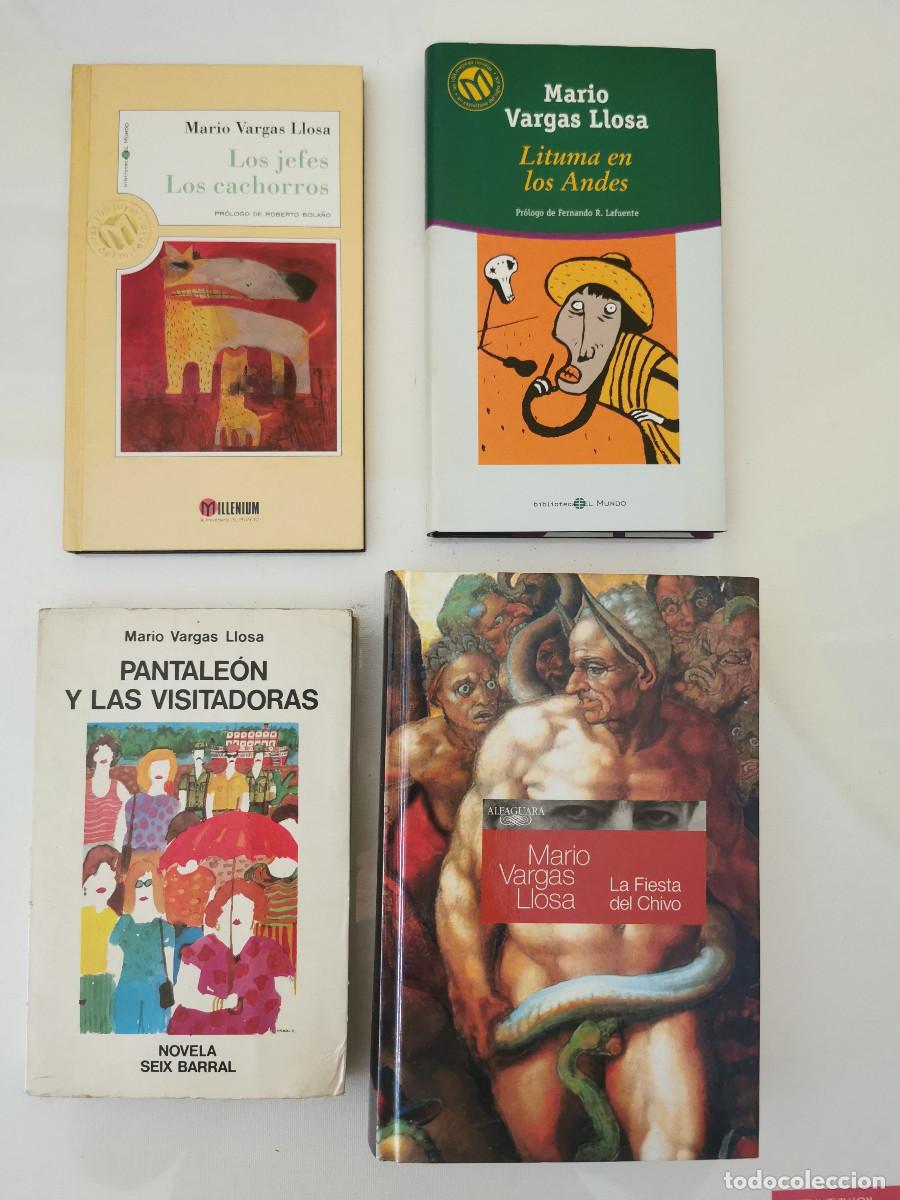 Libros de segunda mano: Mario Vargas Llosa La Fiesta del Chivo. Alfaguara, tapa dura Lituma en los Andes. Biblioteca El Mund