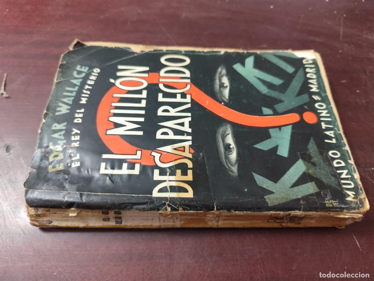 Libros de segunda mano: EL MILLON DESAPARECIDO / EDGAR WALLACE / CJA 444 / CIAP