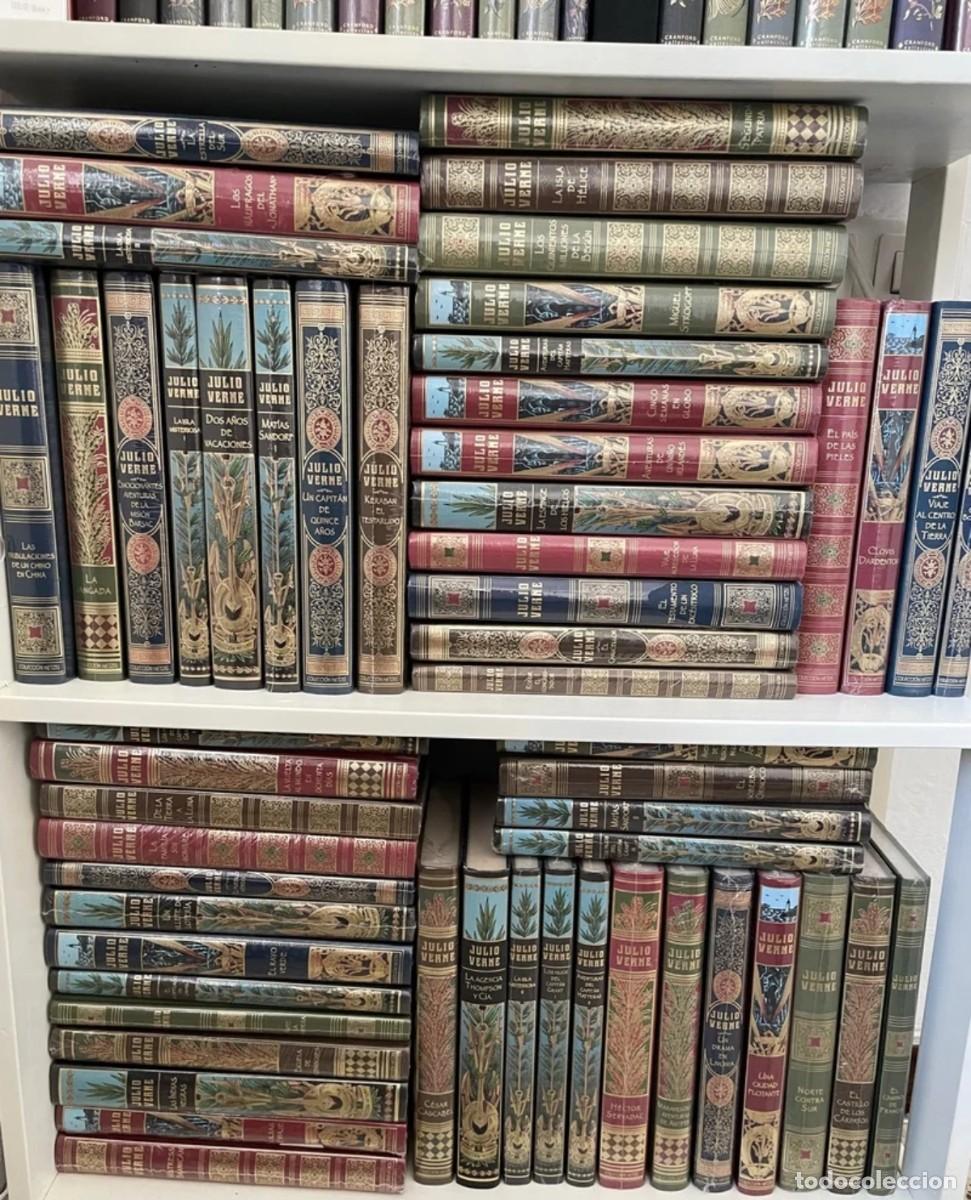 Libros de segunda mano: Colecci&oacute;n completa libros Julio Verne - Colecci&oacute;n Viajes Extraordinarios - Editorial RBA