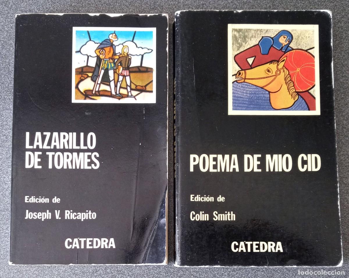 Libros de segunda mano: Lote libros Lazarillo De Tormes El Cantar de Mio Cid
