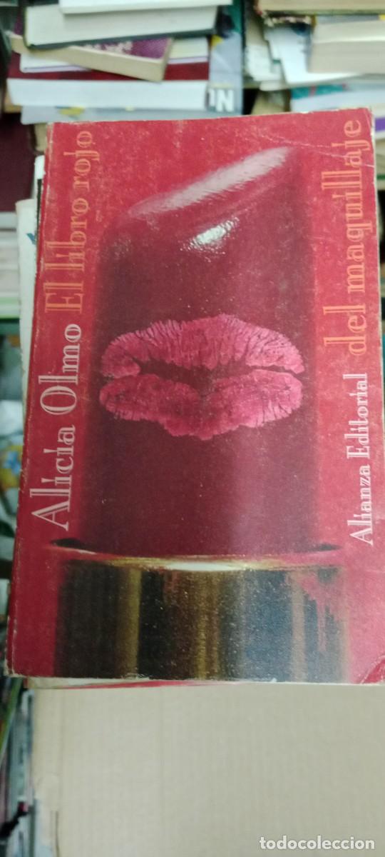 Libros de segunda mano: EL LIBRO ROJO DEL MAQUILLAJE. ALICIA OLMO. ALIANZA EDITORIAL. . LIBRO GG-GAT