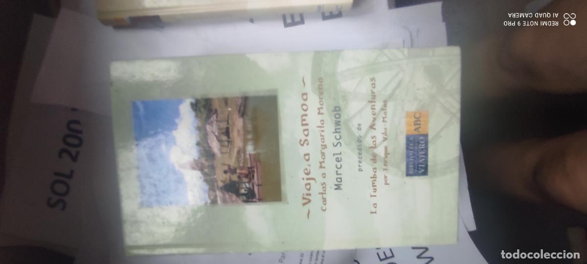 Libros de segunda mano: VIAJE A SAMOA CARTA A MARGARITA MORENO MARCEL SCHWOB