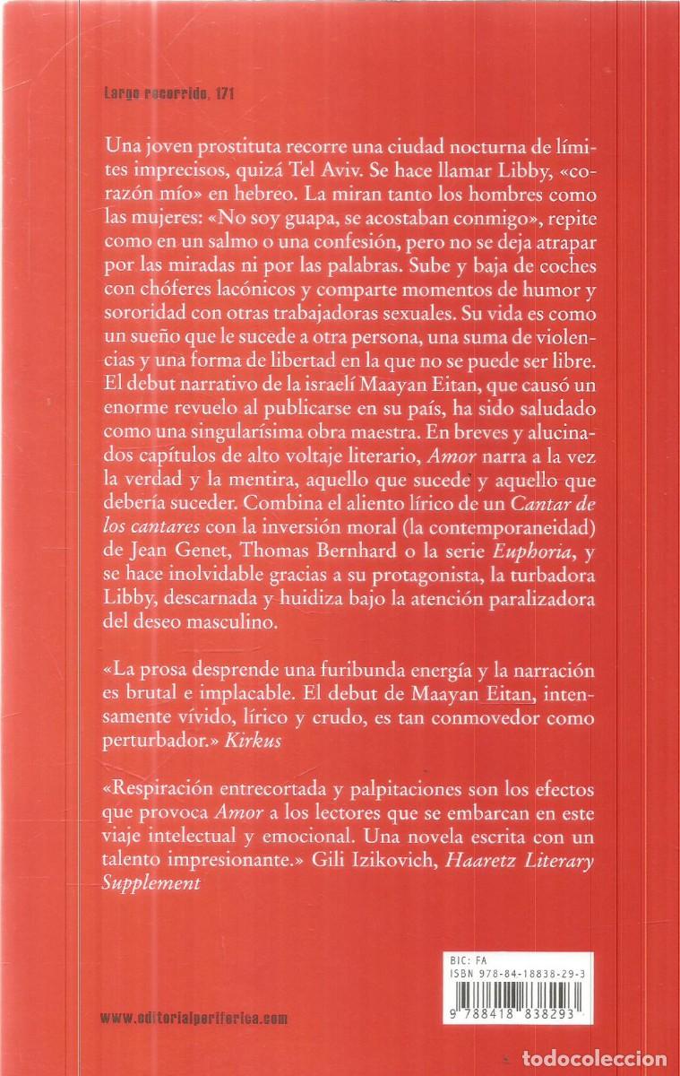 Libros de segunda mano: MAAYAN EITAN. AMOR. PERIFERICA. PRIMERA EDICION - Foto 2