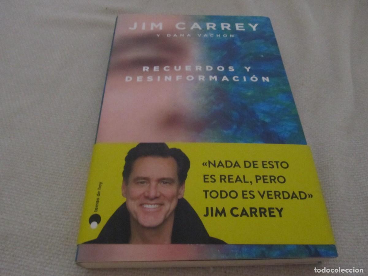 Libros de segunda mano: RECUERDOS Y DESINFORMACION, LIBRO DE JIM CARREY Y DANA VACHON,EDITORIAL PLANETA 1&ordf; EDICION 2020
