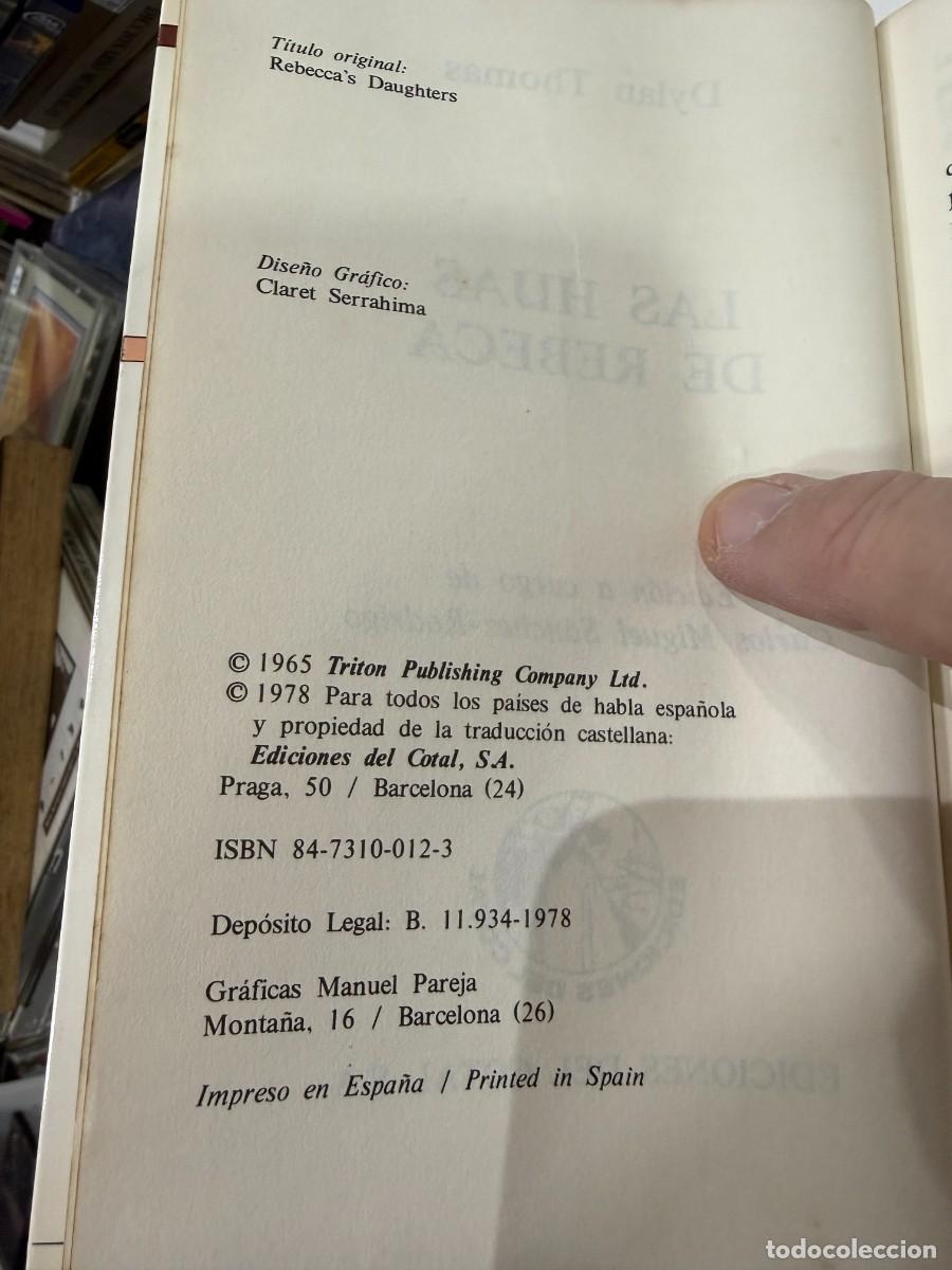 Libros de segunda mano: Dylan Thomas - Las Hijas De Rebeca - Foto 3