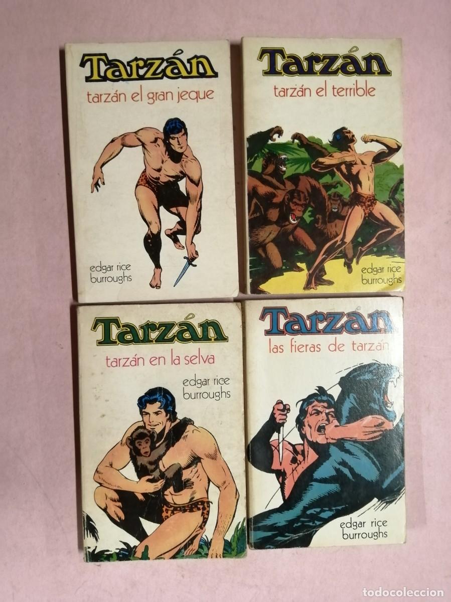 Libros de segunda mano: LOTE TARZAN CUATRO NOVELAS