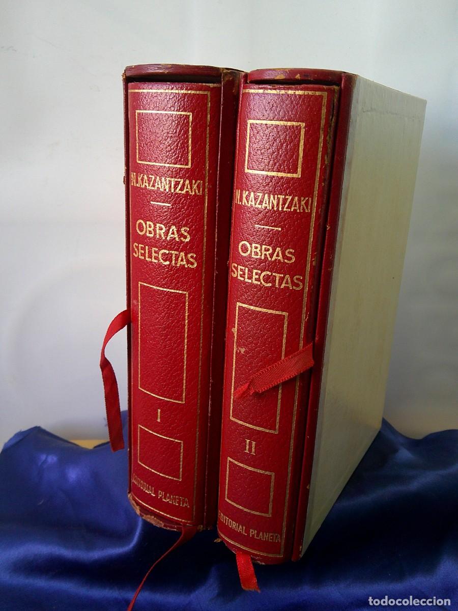 Livres d'occasion: &iexcl;&iexcl; NIKOS KANTZAKI. (Obras SELECTAS) 2 Tomos. (Planeta-1962) Sus &rdquo;Mejores OBRAS&rdquo;. !! C-32.