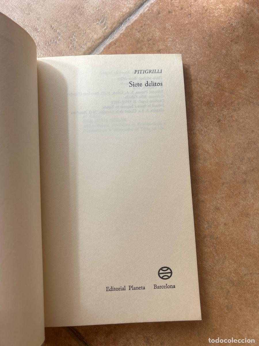 Libros de segunda mano: Siete delitos - Pitigrilli - Foto 2