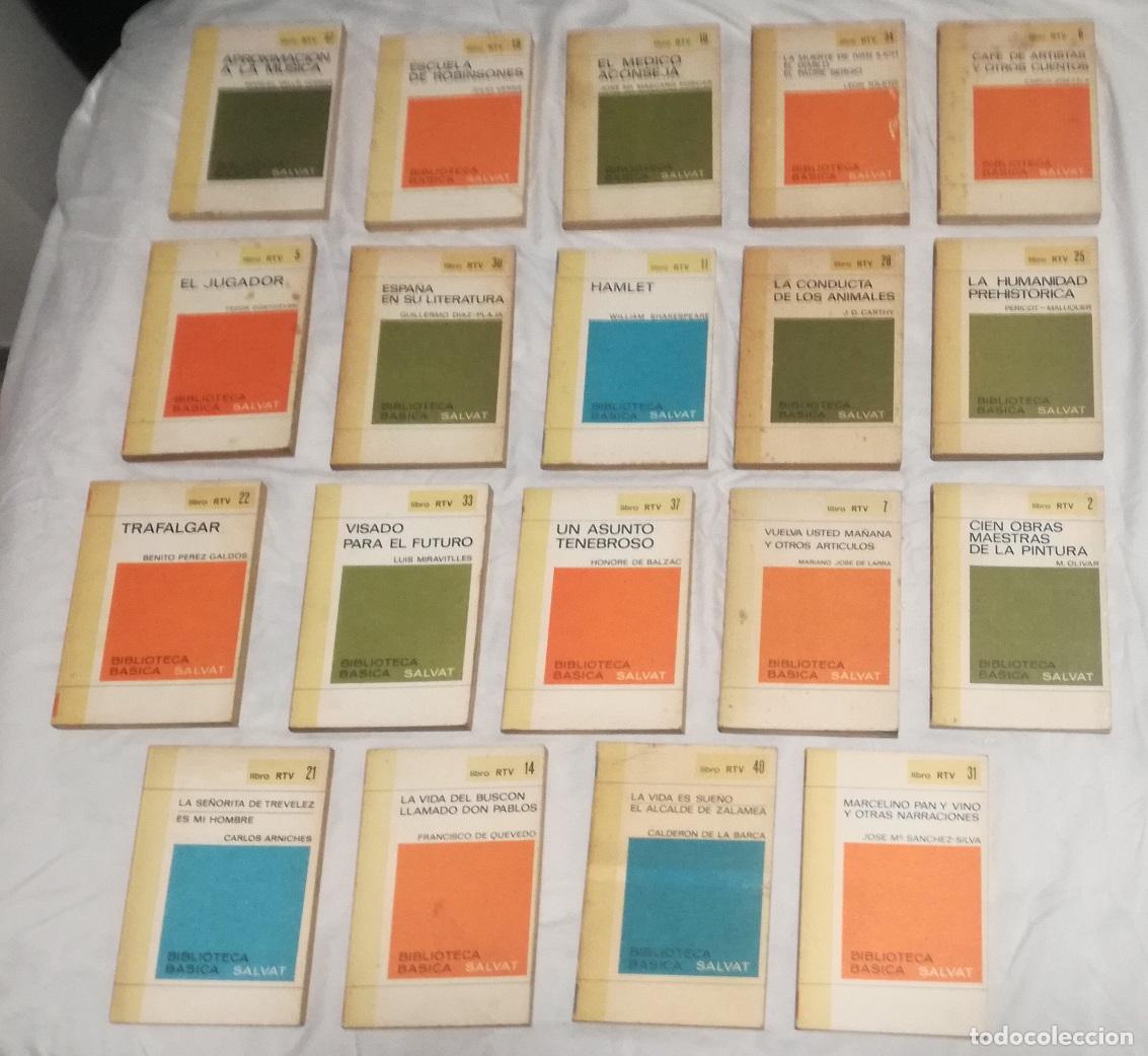 Libros de segunda mano: Lote de 19 libros de la coleccion Biblioteca Basica Salvat (Lote 97)