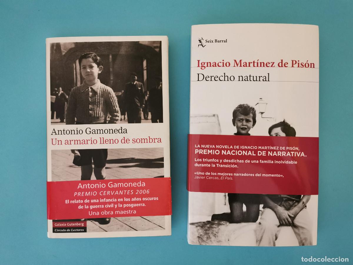 Gebrauchte B&uuml;cher: Un armario lleno de sombra. Antonio Gamoneda + Derecho natural. Ignacio Mart&iacute;nez de Pis&oacute;n.
