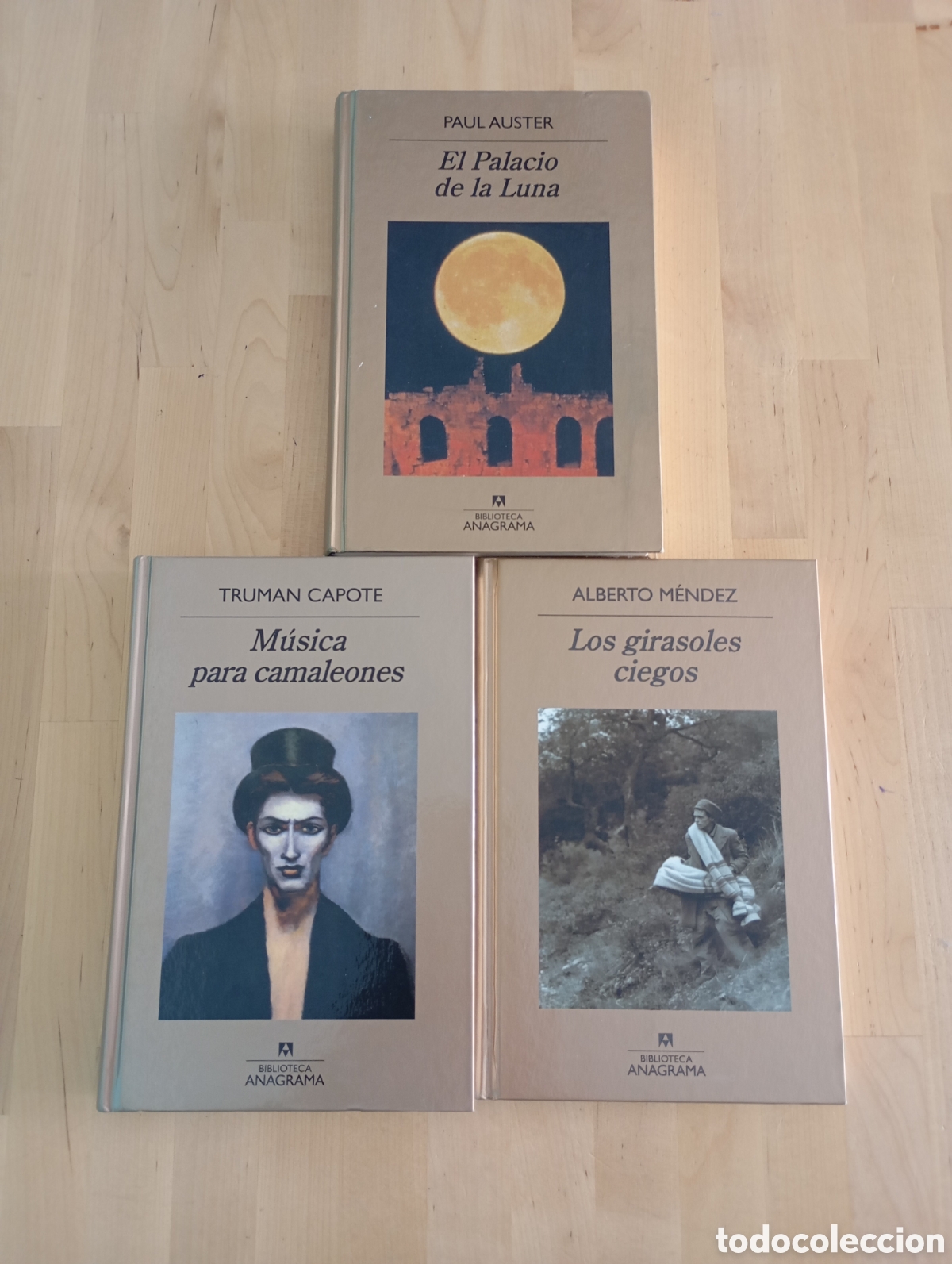 Libros de segunda mano: Biblioteca Anagrama M&uacute;sica para Camaleones Capote Palacio de la luna Auster Girasoles Ciegos M&eacute;ndez