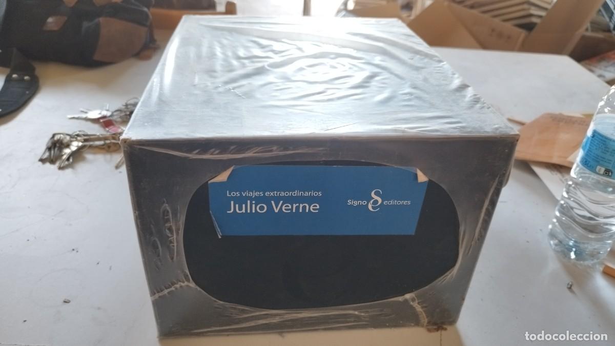 Libros de segunda mano: COLECCION LOS VIAJES EXTRAORDINARIOS JULIO VERNE SIGNO EDITORES 12 TOMOS-NUEVA EN SU CAJA PRECINTADA