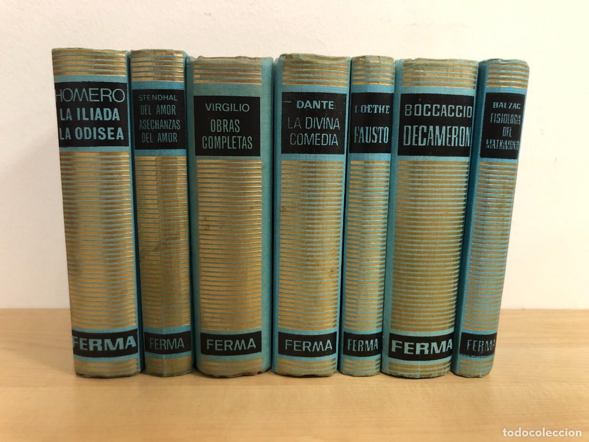 Libros de segunda mano: Lote de 7 Vol&uacute;menes de Cl&aacute;sicos Universales Editorial Ferma 1966