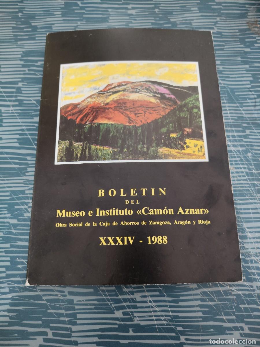 Libros de segunda mano: BOLET&Iacute;N DEL MUSEO E INSTITUTO CAMON AZNAR XXXIV-1988, 203 P&Aacute;G.