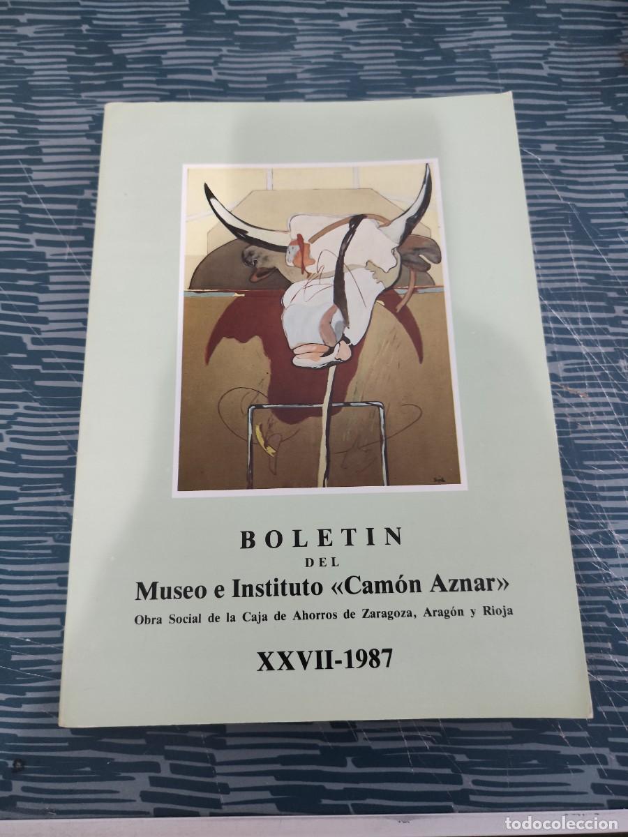 Libros de segunda mano: BOLETIN DEL MUSEO E INSTITUTO CAMON AZNAR,XXVII,1987.LEER