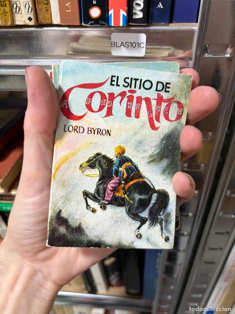 Libros de segunda mano: BLAS101C + LORD BYRON + El sitio de Corinto + COLECCI&Oacute;N PULGA