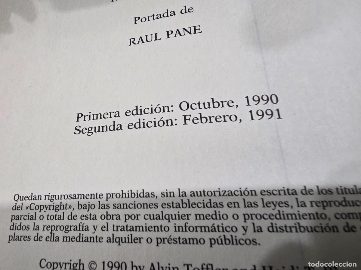 Libros de segunda mano: &rdquo;&rdquo;EL CAMBIO DEL PODER&rdquo;&rdquo;...POWERSHIFT...ALVIN TOFLLER...PLAZA Y JANES...1991... - Foto 6
