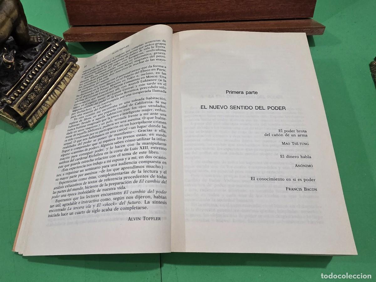 Libros de segunda mano: &rdquo;&rdquo;EL CAMBIO DEL PODER&rdquo;&rdquo;...POWERSHIFT...ALVIN TOFLLER...PLAZA Y JANES...1991... - Foto 12