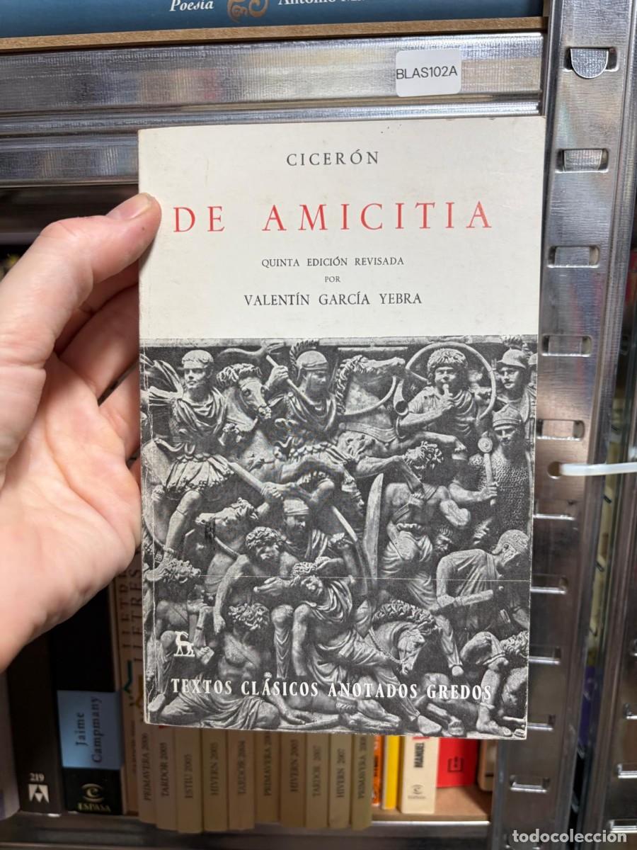 Libri di seconda mano: BLAS102A &mdash; De amicitia &mdash; Cicer&oacute;n &mdash; Gredos