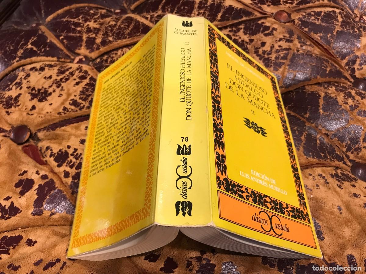 Libros de segunda mano: CERVANTES. EL INGENIOSO HIDALGO DON QUIJOTE DE LA MANCHA (TOMO II) 1983, CASTALIA