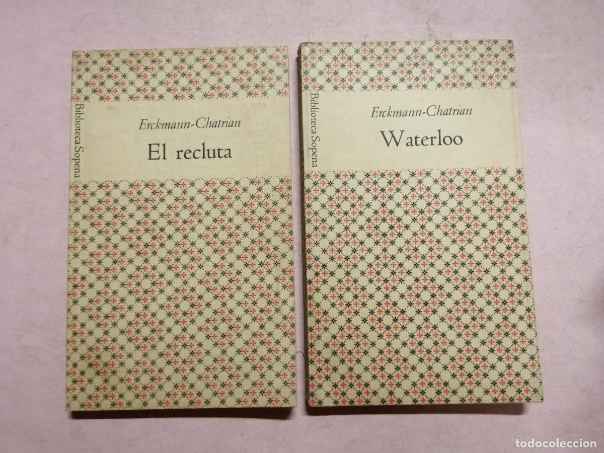 Libros de segunda mano: BIBLIOTECA SOPENA. EL RECLUTA - WATERLOO (ERCKMANN - CHATRIAN)