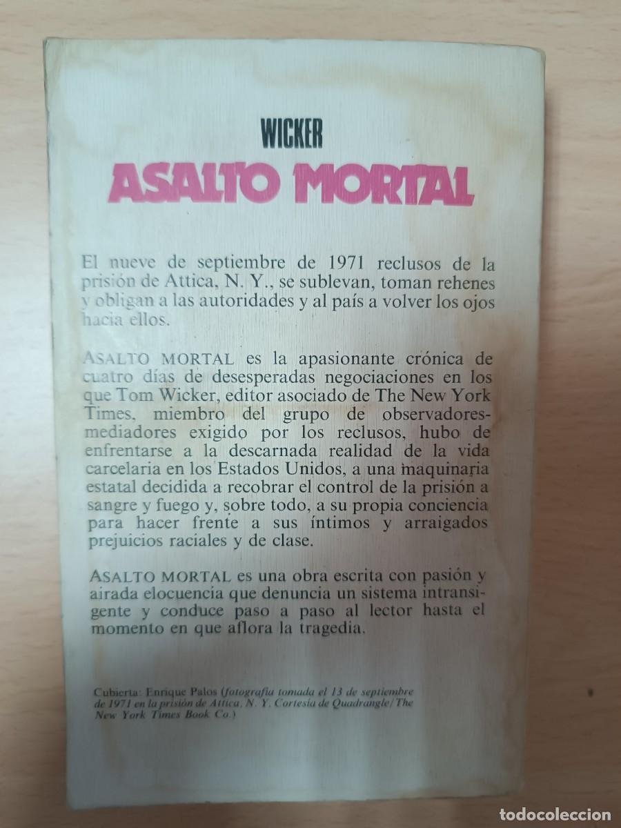Libros de segunda mano: Asalto mortal Tom Wicker - Foto 2