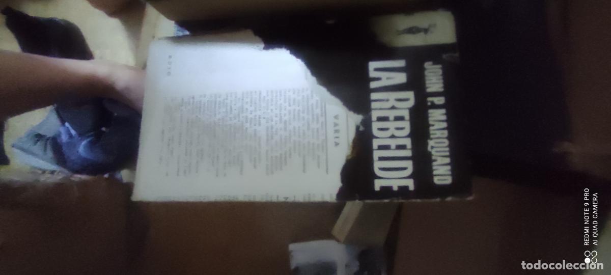 Libros de segunda mano: Marquand. La rebelde