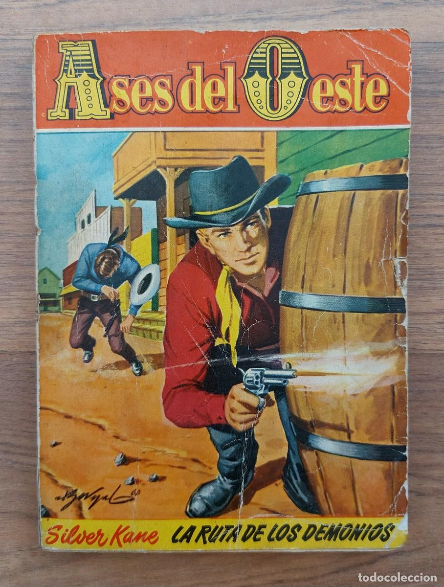 Libros de segunda mano: COLECCION ASES DEL OESTE N&ordm; 67-LA RUTA DE LOS DEMONIOS (SILVER KANE) NOVELAS-BOLSILIBROS-PULP