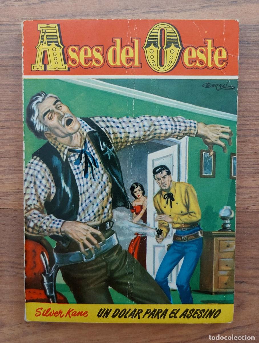 Libros de segunda mano: COLECCION ASES DEL OESTE N&ordm; 37-UN DOLAR PARA EL ASESINO (SILVER KANE) NOVELAS-BOLSILIBROS-PULP
