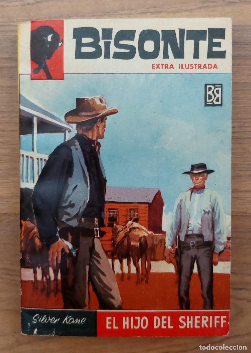 Libri di seconda mano: BISONTE EXTRA ILUSTRADA BRUGUERA OESTE N&ordm; 451-EL HIJO DEL SHERIFF (SILVER KANE) NOVELAS-BOLSILIBROS