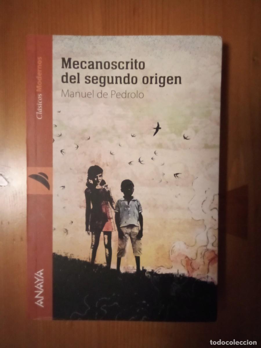Libros de segunda mano: MECANOSCRITO DEL SEGUNDO ORIGEN, ANAYA