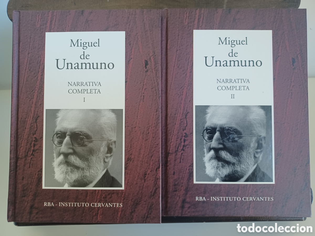Libros de segunda mano: Miguel de Unamuno. Narrativa completa. Obra en 2 tomos/ RBA, 2005