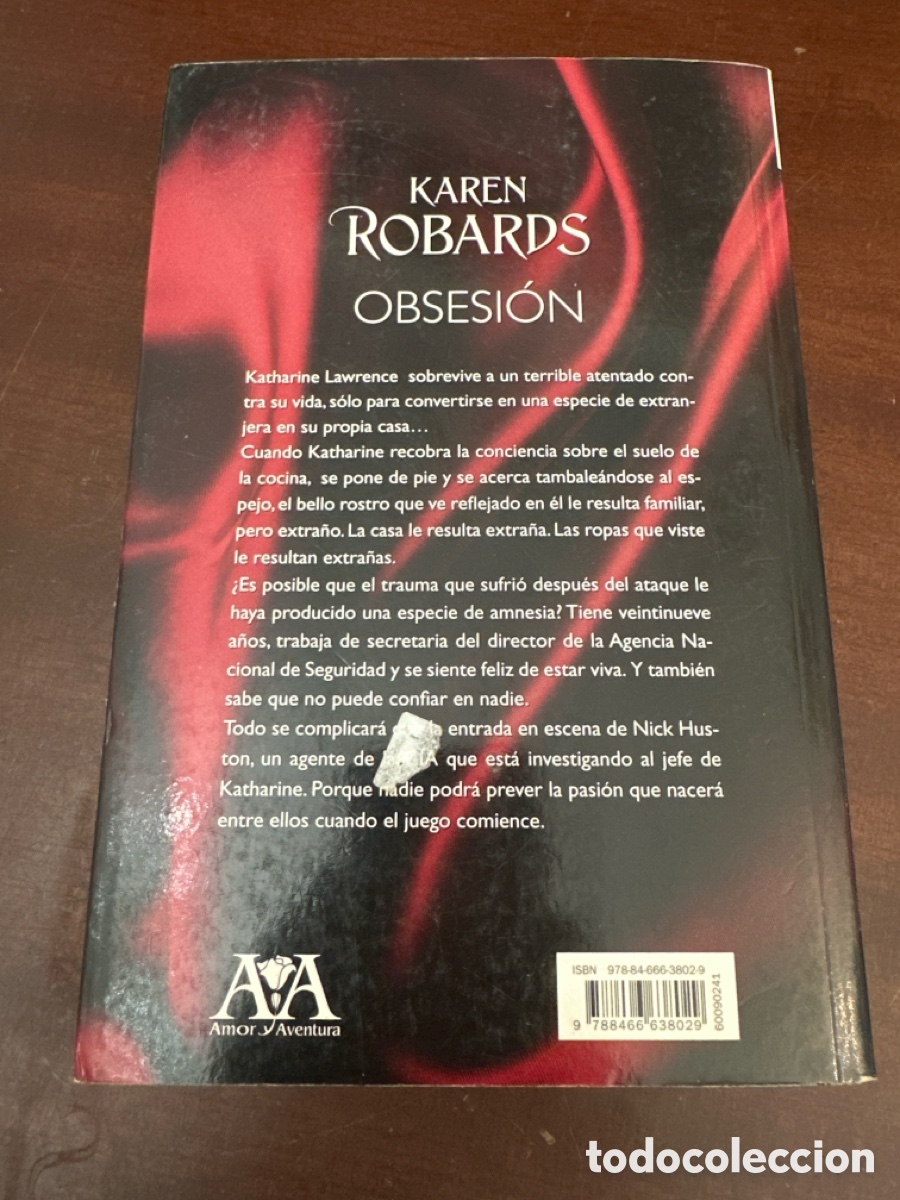 Libros de segunda mano: OBSESION. KAREN ROBARDS. VERGARA. - Foto 7