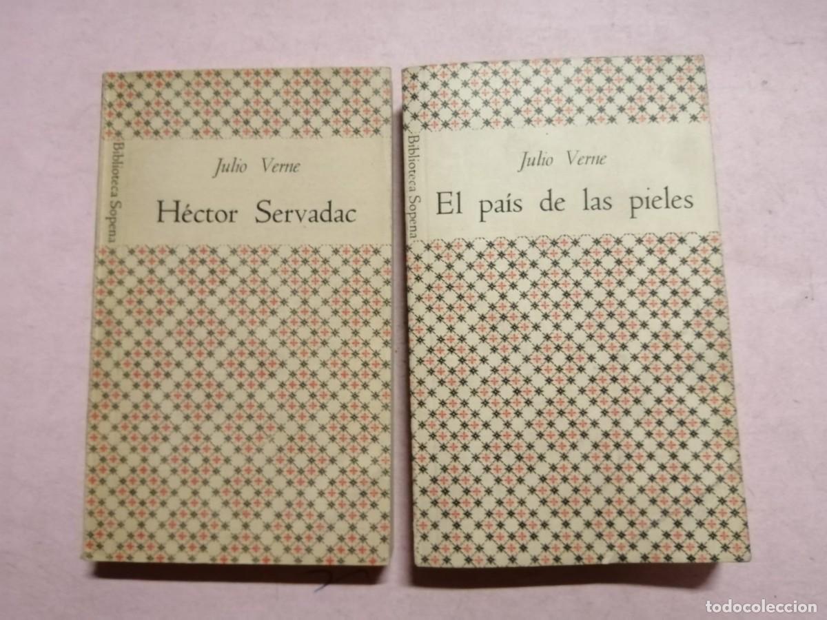 Libros de segunda mano: BIBLIOTECA SOPENA. HECTOR SERVADAC - EL PAIS DE LAS PIELES (JULIO VERNE)