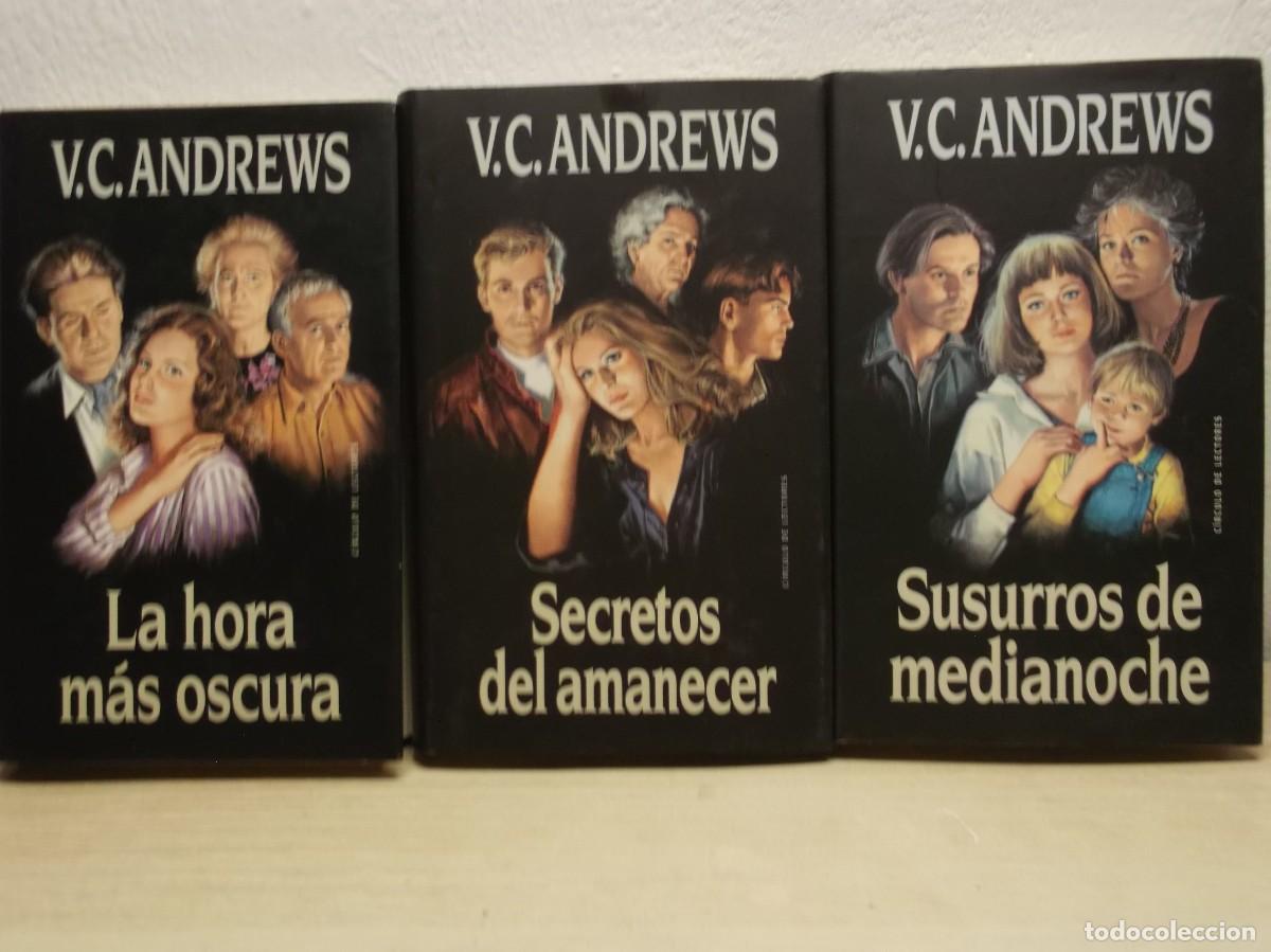 Libri di seconda mano: V.C. ANDREWS SUSURROS MEDIANOCHE+SECRETOS AMANECER+LA HORA MAS OSCURA