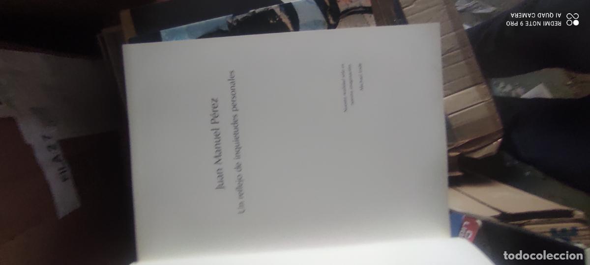 Libros de segunda mano: UN REFLEJO DE INQUITUDES PERSONALES JUAN MANUEL PEREZ CATALOGO FUNDACION RODOLFO BENITO SAMANIEGO
