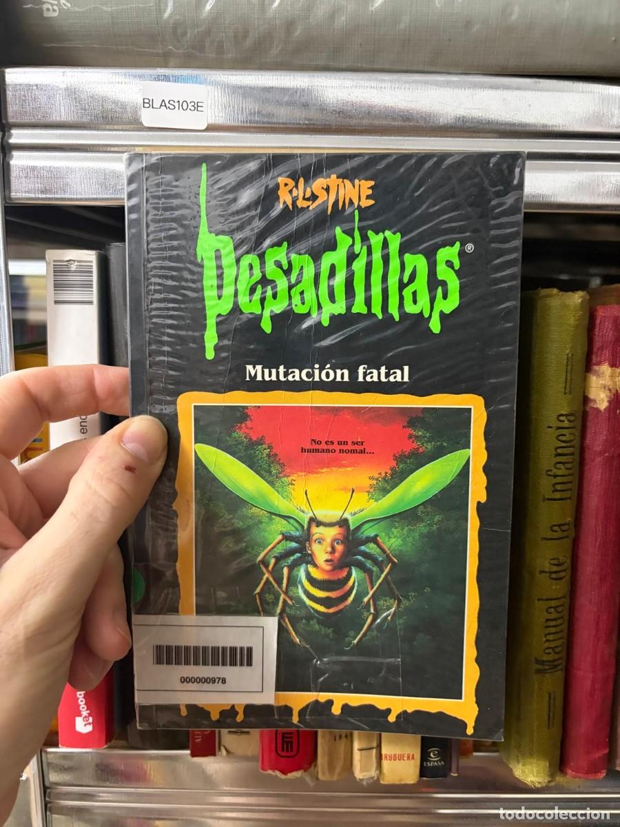 Libros de segunda mano: BLAS103E + R. L. Stine + Pesadillas: Mutaci&oacute;n fatal