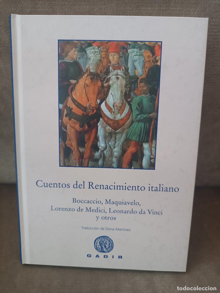 Libros de segunda mano: BOCCACCIO Y OTROS - CUENTOS DEL RENACIMIENTO ITALIANO - GADIR, 2012 - BUEN EJEMPLAR