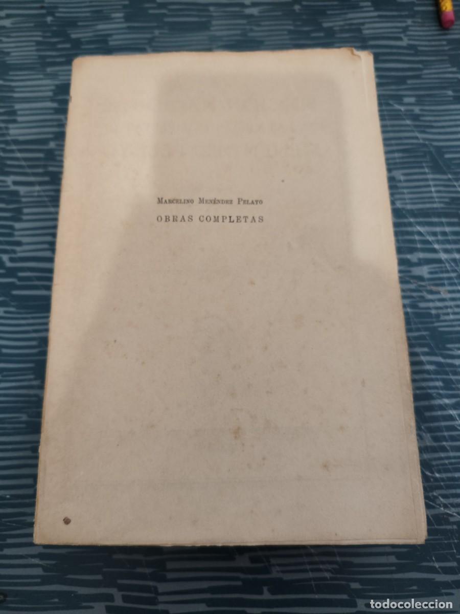 Libros de segunda mano: HISTORIA DE LAS IDEAS ESTETICAS EN ESPA&Ntilde;A,MEN&Eacute;NDEZ PELAYO,1947,613 P&Aacute;GINAS.