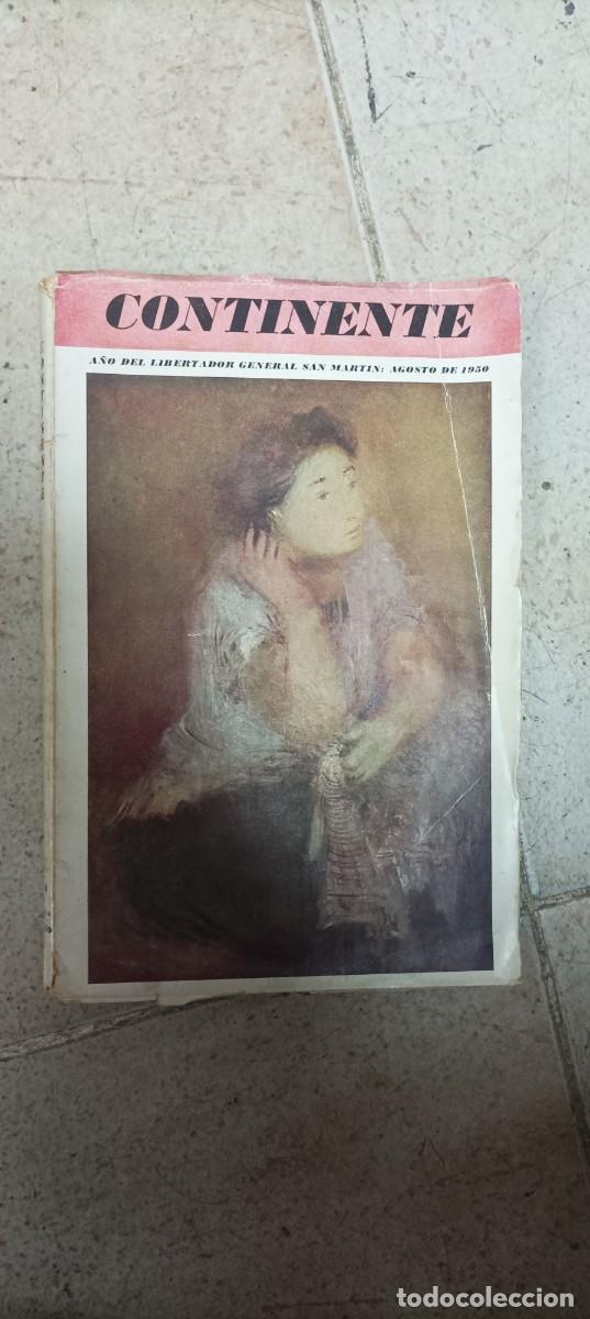 Libros de segunda mano: continente. A&ntilde;o del libertador general San Mart&iacute;n. Agosto de 1930