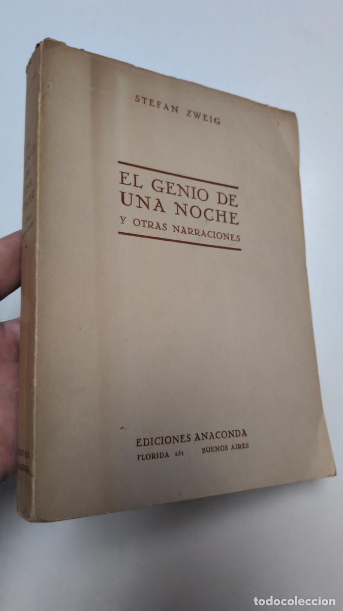 Libros de segunda mano: El genio de una noche y otras narraciones - Zweig, Stefan