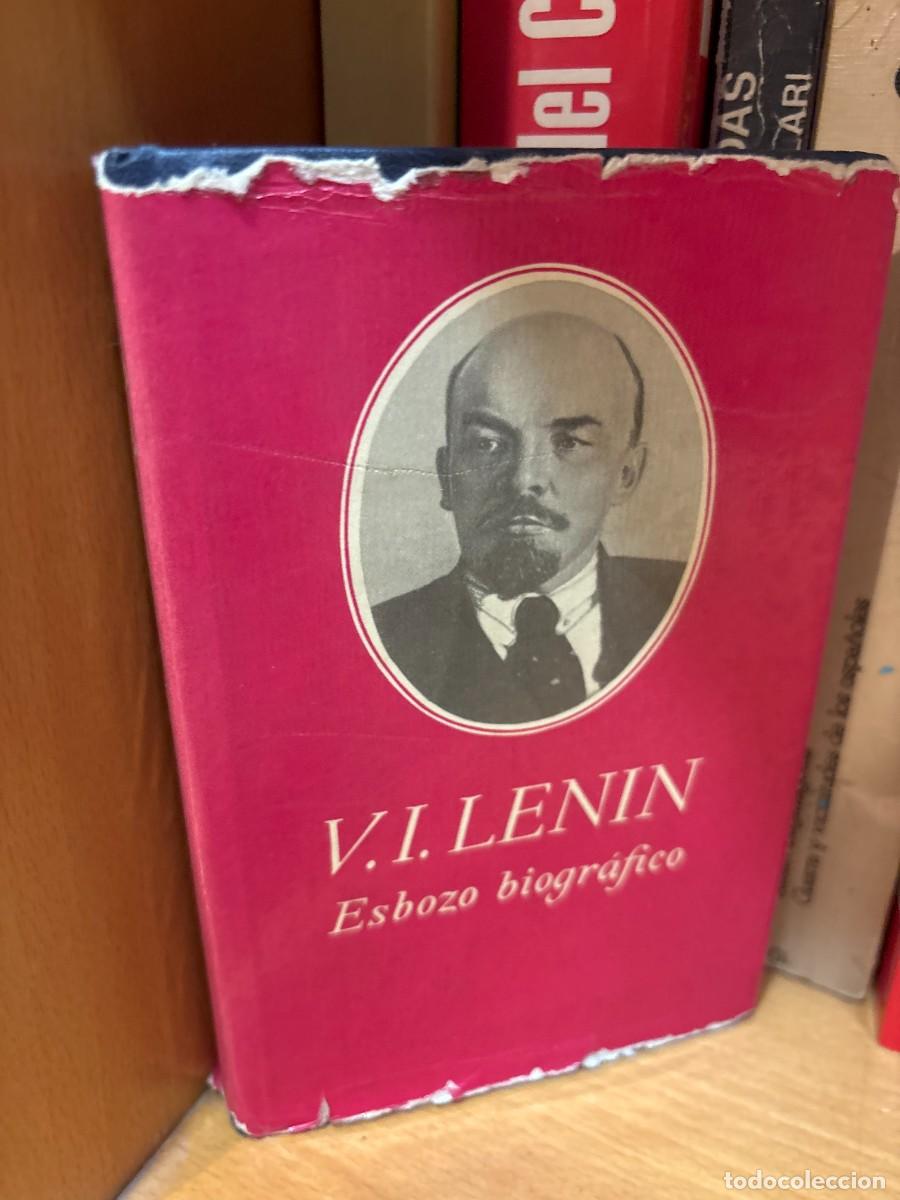 Libros de segunda mano: BREVE ESBOZO BIOGRAFICO. LENIN, V.I. Idioma: Espa&ntilde;ol Tapa dura