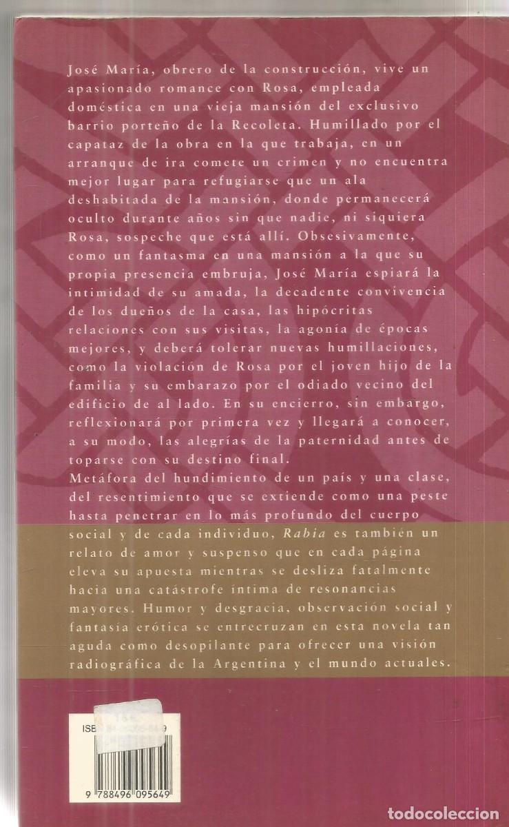Libros de segunda mano: SERGIO BIZZIO. RABIA. EL COBRE. PRIMERA EDICION - Foto 2