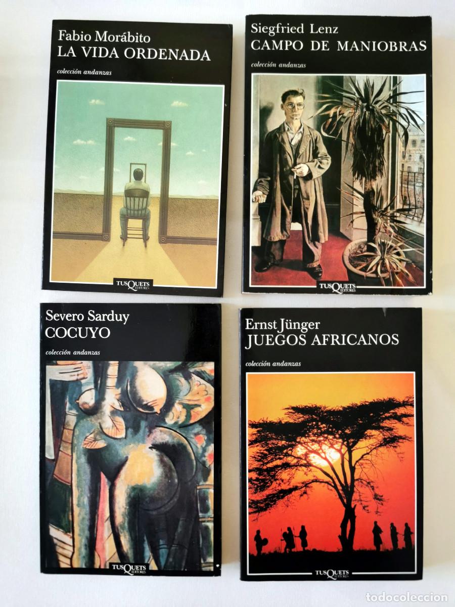Libros de segunda mano: novelas editorial Tusquets x 39&euro;