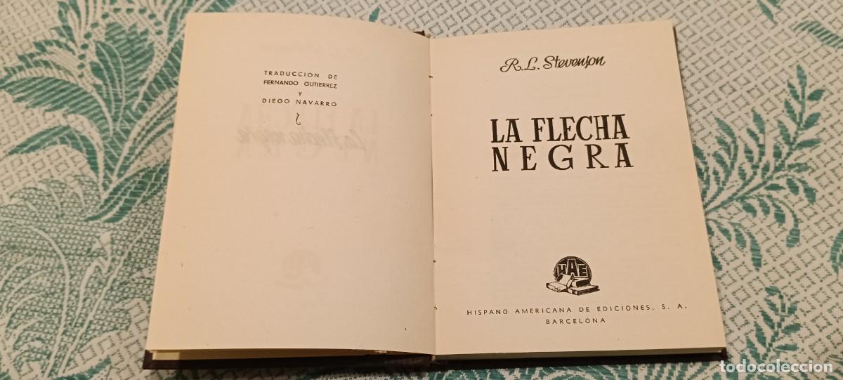 Libros de segunda mano: Libro La Flecha Negra - R. L. Stevenson - Hispano Americana de Ediciones, c. 1940