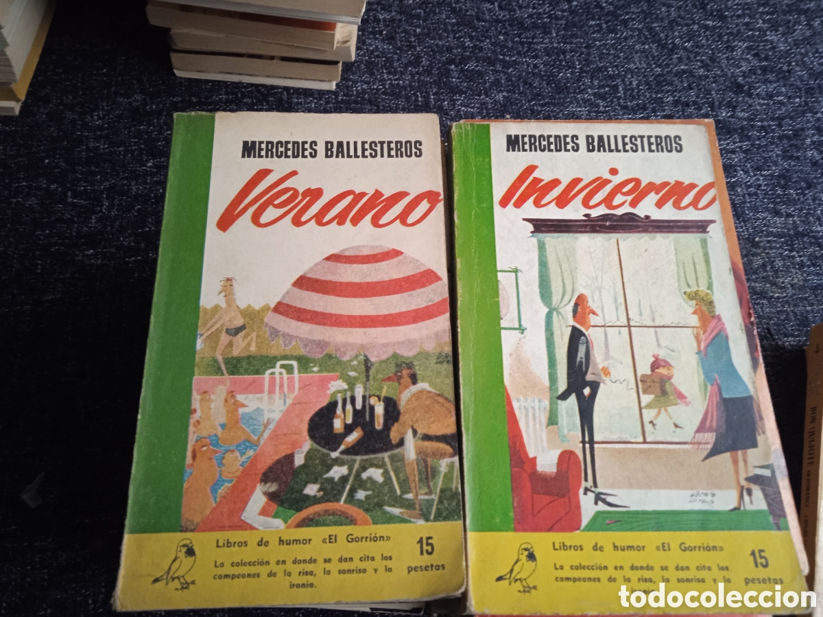 Libros de segunda mano: Invierno - verano / Mercedes Ballesteros - COLECCI&Oacute;N EL GORRI&Oacute;N - HUMOR