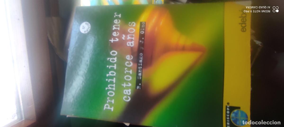 Libros de segunda mano: PROHIBIDO TENER CATORCE A&Ntilde;OS - Santiago,R./Olmo,J. libro