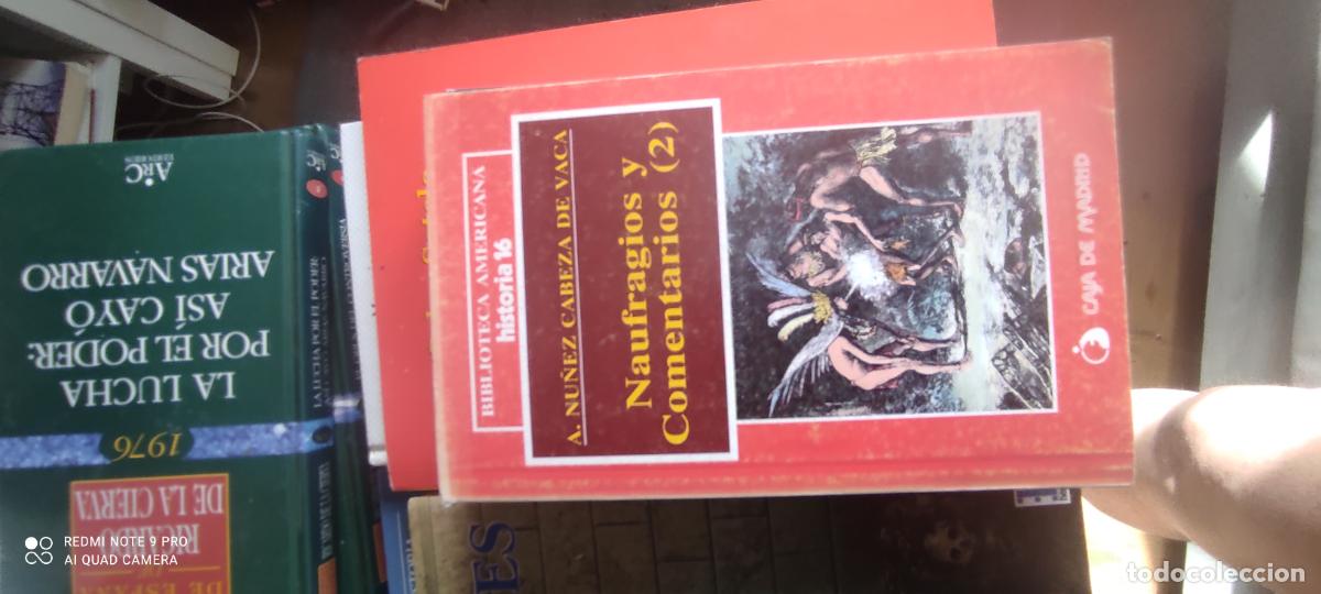 Libros de segunda mano: Cabeza de Vaca. Naufragios y comentarios 2 l