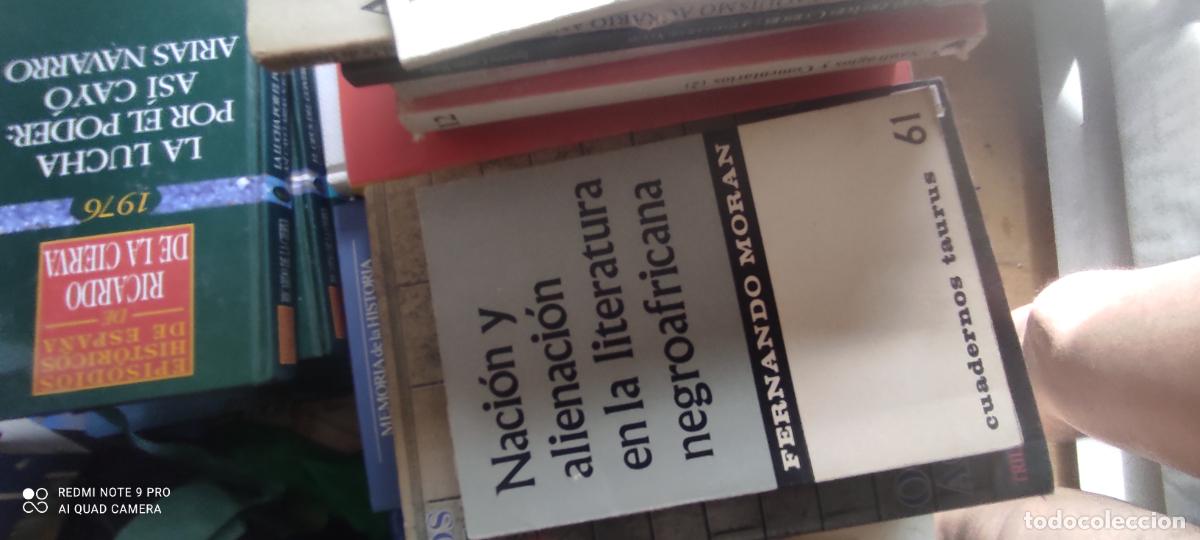 Libros de segunda mano: Naci&oacute;n y alienaci&oacute;n en la literatura negroafricana.- Mor&aacute;n, Fernando