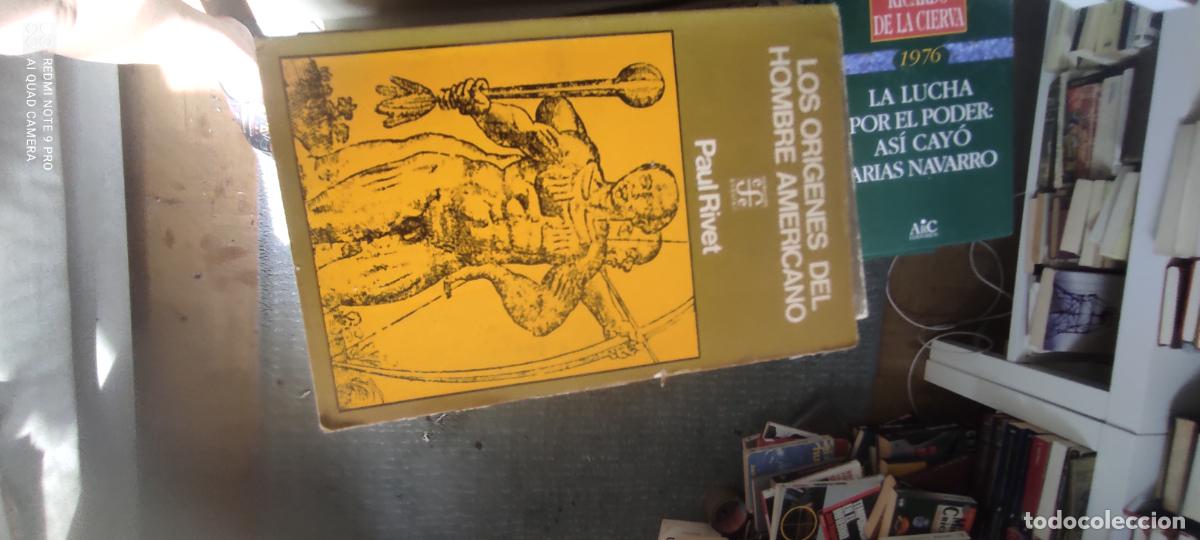 Libros de segunda mano: Los origenes del hombre americano - Paul Rivet
